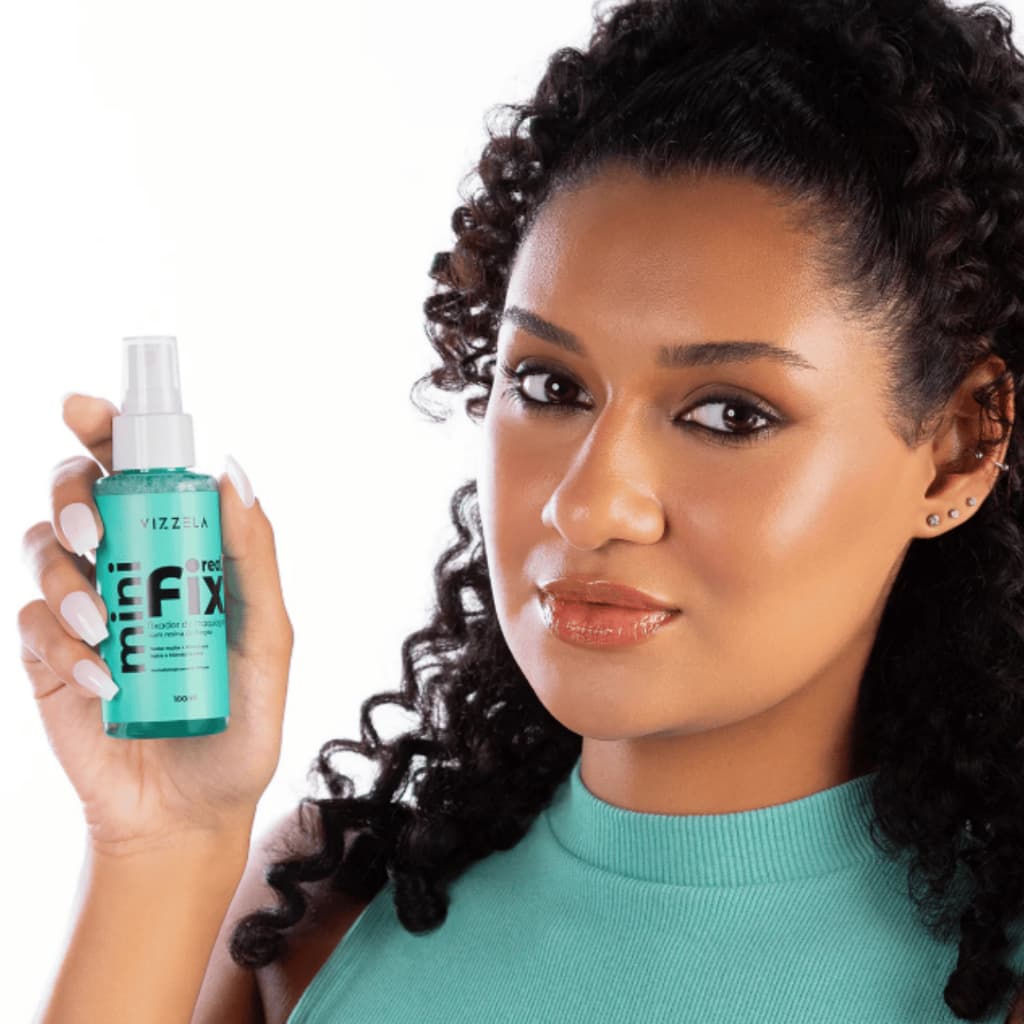 Mini Bruma Fixadora Fixador de Maquiagem - Real Fix - Vizzela 100mL