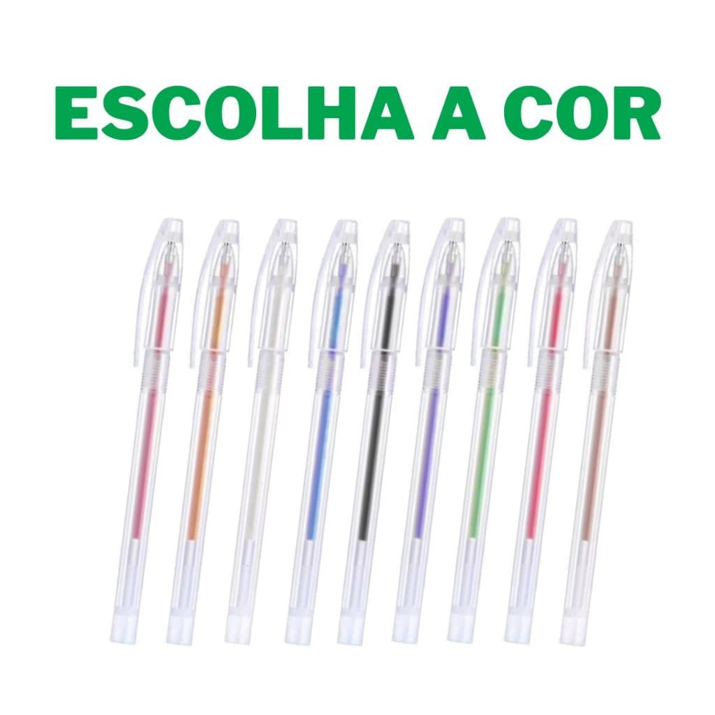 Kit 2 Canetas Fantasminha Apaga com Calor tecido Costura Alfaiate