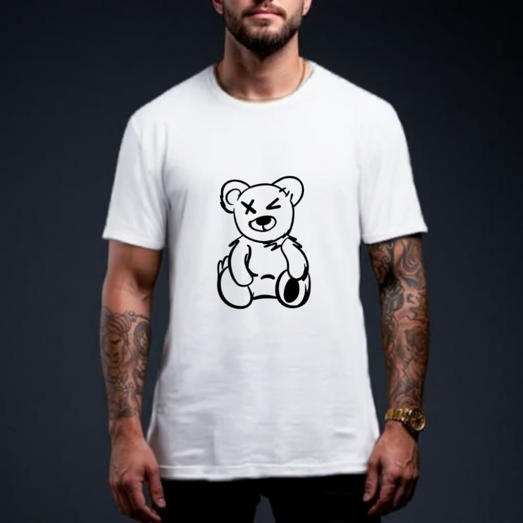 Camiseta Larga Oversized Masculina Tecido 100% Algodão Premium Casual Treino