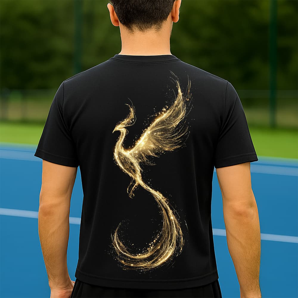 Camiseta Dry Fit Masculina Estampada Águia de Luz P ao GG Leve Respirável Academia Treino
