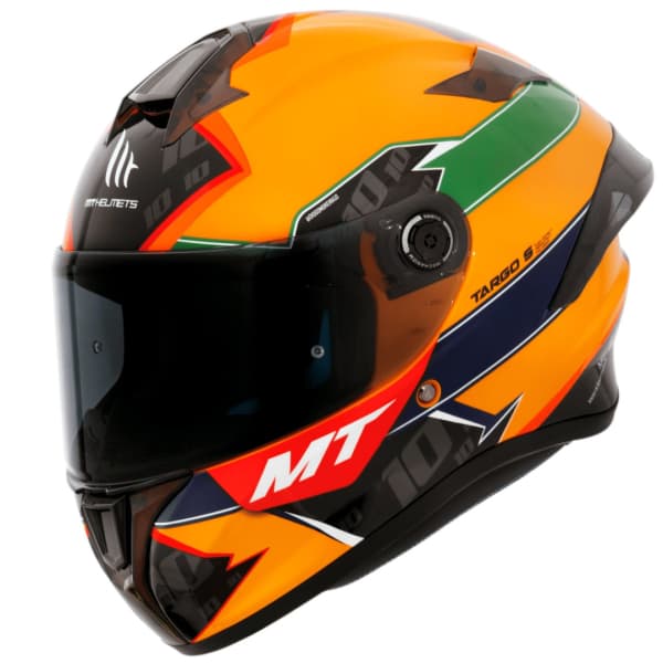 CAPACETE MT HELMETS TARGO S DIOGO MOREIRA 2023 TRIBUTE A3 SENNA – Amarelo Verde e Azul