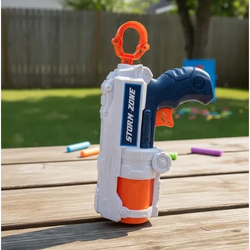 Pistola de Dardos Infantil com Ventosa + Alvo Brinquedo Seguro para Crianças Presente