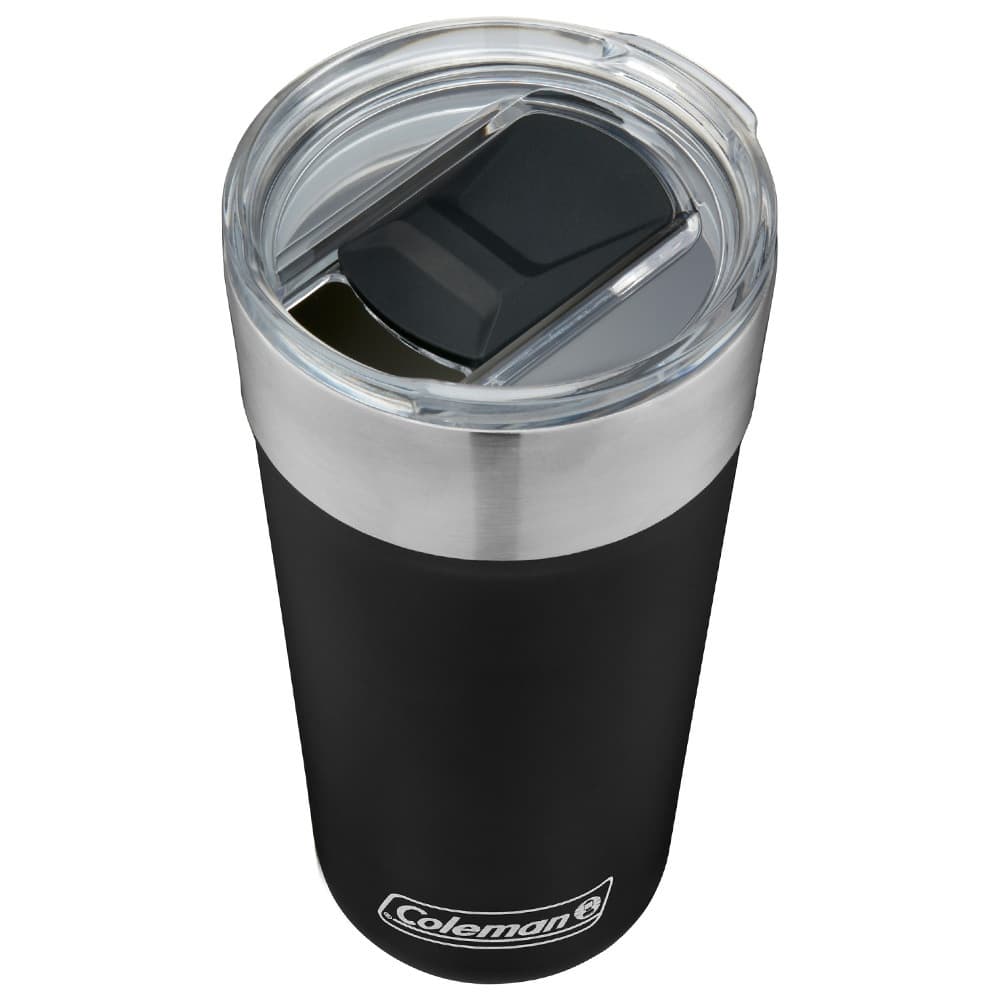 Copo Térmico De Cerveja Coleman 600 Ml Com Tampa Preto