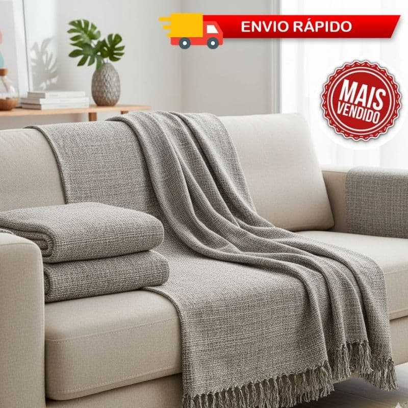 manta para sofá kit com 2 unidades Cama Gigante 2.30x1,50Capa de Sofá Protetora Decorativa