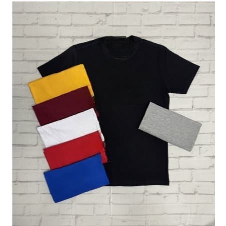 KIT 3 Camiseta Peruana Básica Masculina L.C bordado