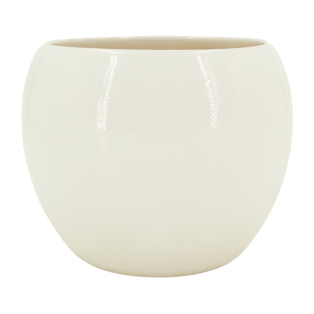 Vaso Cachepot Cerâmica Holandês - Lorance Branco