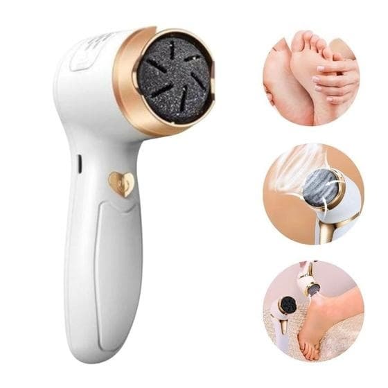 Esfoliador Elétrico Para Pés Portátil Removedor Calos Lixa Pedicure Amolece Pele Seca Rachaduras