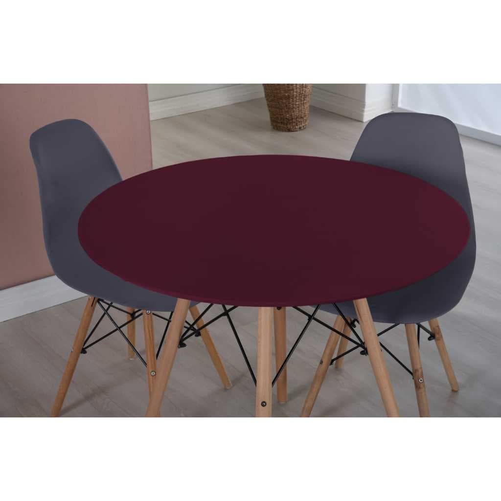 Toalha de Mesa Redonda Festa 90cm x 1mt Com elastico em toda a Volta Malha Gel 100% - Oli