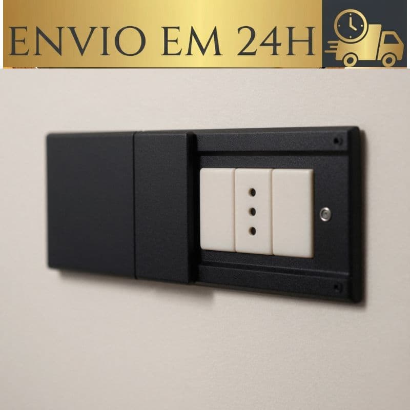 Tampa de Tomada 3D | Cover Deslizante | Protetor p/ Tomada Padrão BrasilT10