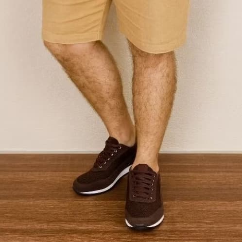 Sapatenis Tenis Masculino Cafe Casual Elegante e Moderno para o Dia Trabalho e Todas as Atividades
