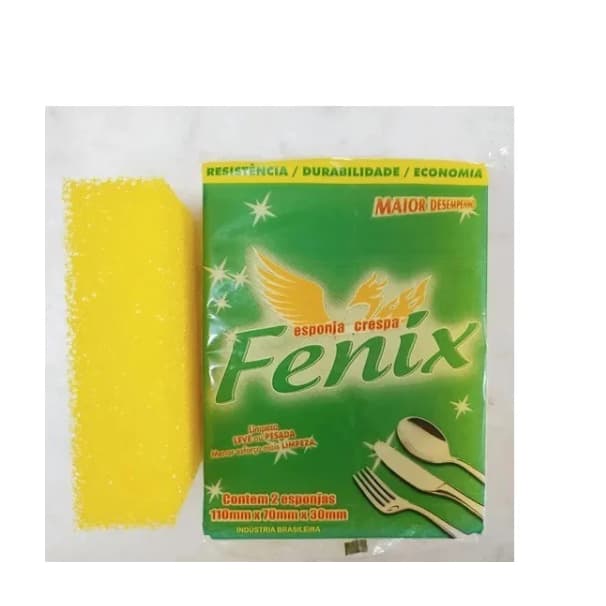 kit com 6 Unidades De embalagens De Esponja Crespa Multiuso Banho Louça . 2 Unidades cada Embalagem