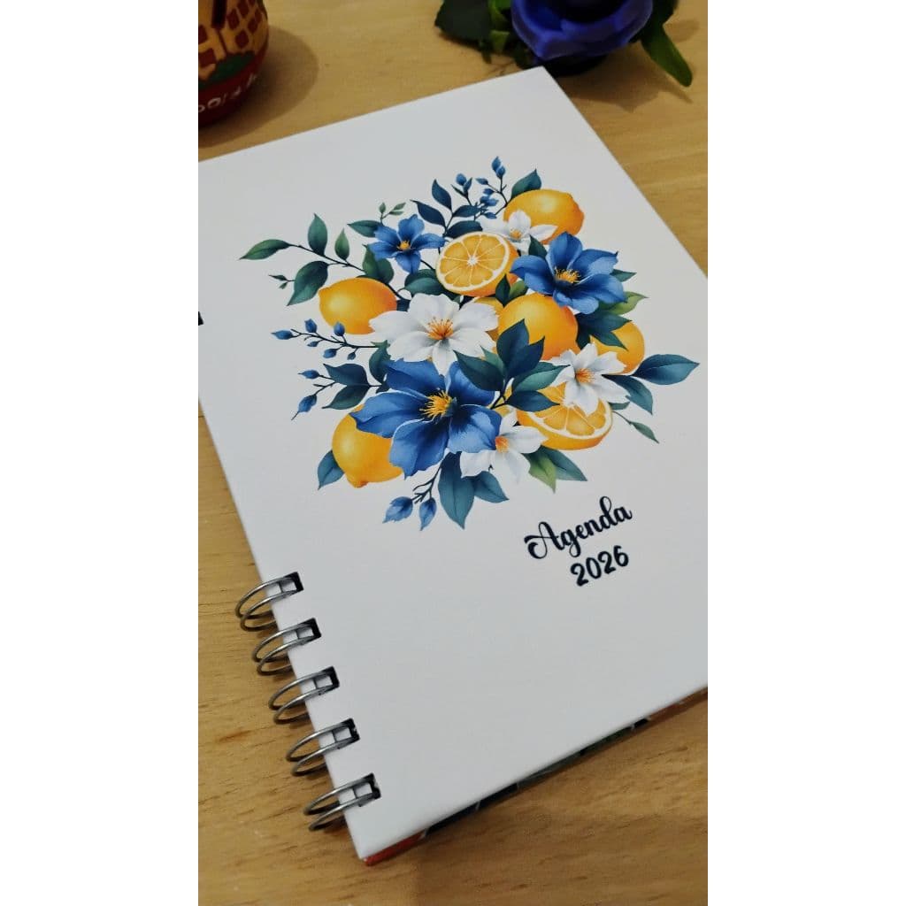 Agenda Semanal 2027 A5 Personalizada Capa Dura (Planner, Planejamento, Agenda Comercial, Dia dos Professores, Natal)