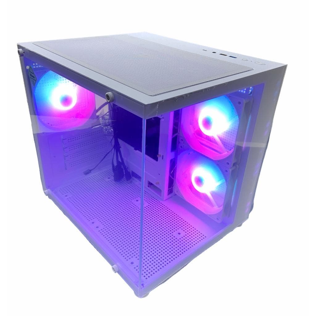 GABINETE AQUARIO CG300W BRANCO C/3 FANS EW300RW SEM FONTE Design sofisticado