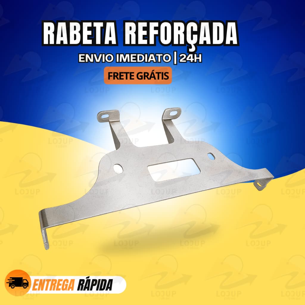 Reforço Rabeta Fixador - Honda CG Titan Fan Start 125 150 2014 até 2024 / 160 2016 até 2025