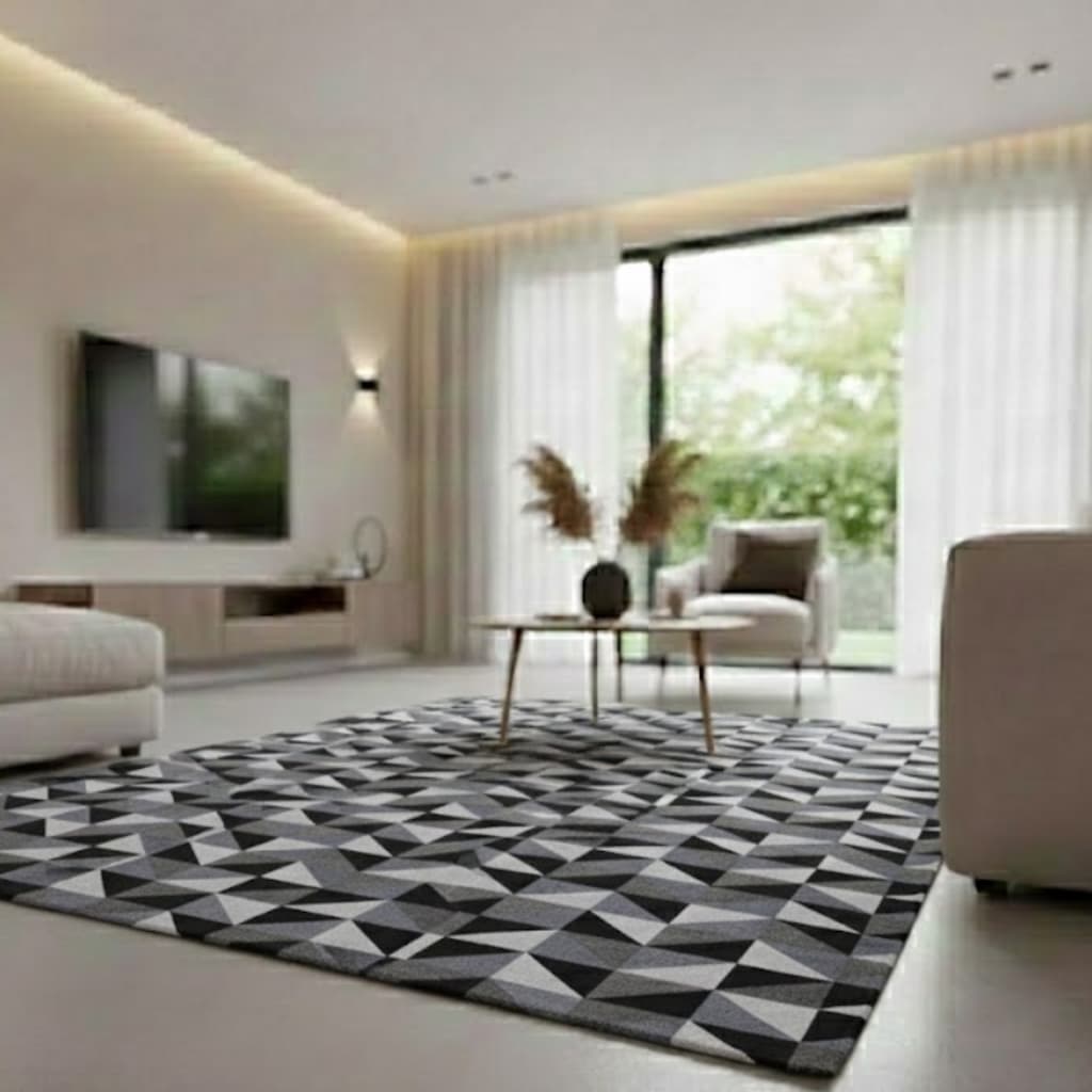 PRMOÇÃO Tapete Sala & Quarto 2.00x1.40 Antiderrapante Moderno Macio Grande