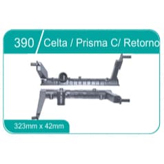 Caixa de Radiador Chevrolet Celta Prisma Com Retorno 42mmx323mm