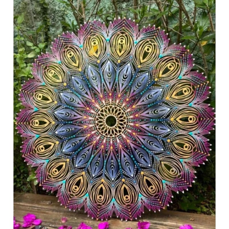Mandala artesanal Thaart 60 cm