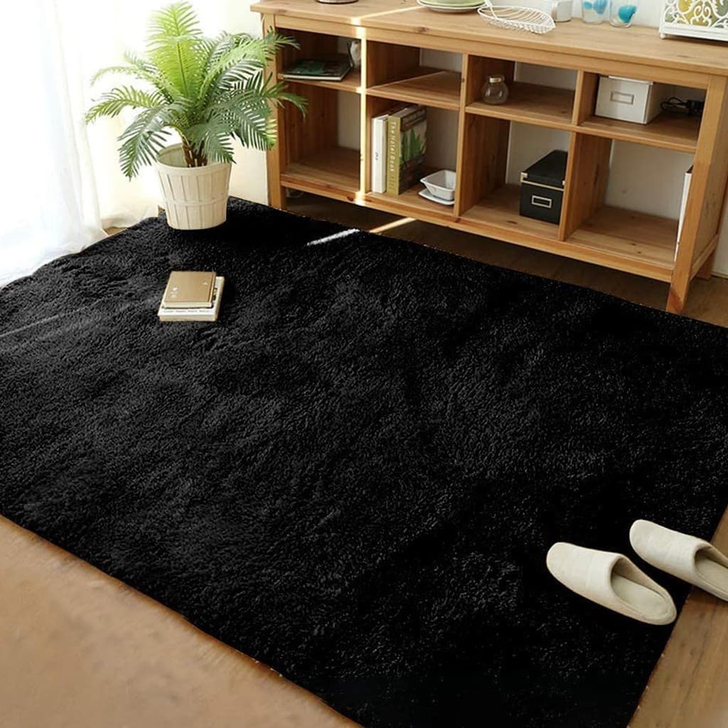 Tapete Peludo 2,00m x 1,40m  Sala Quarto Luxuoso