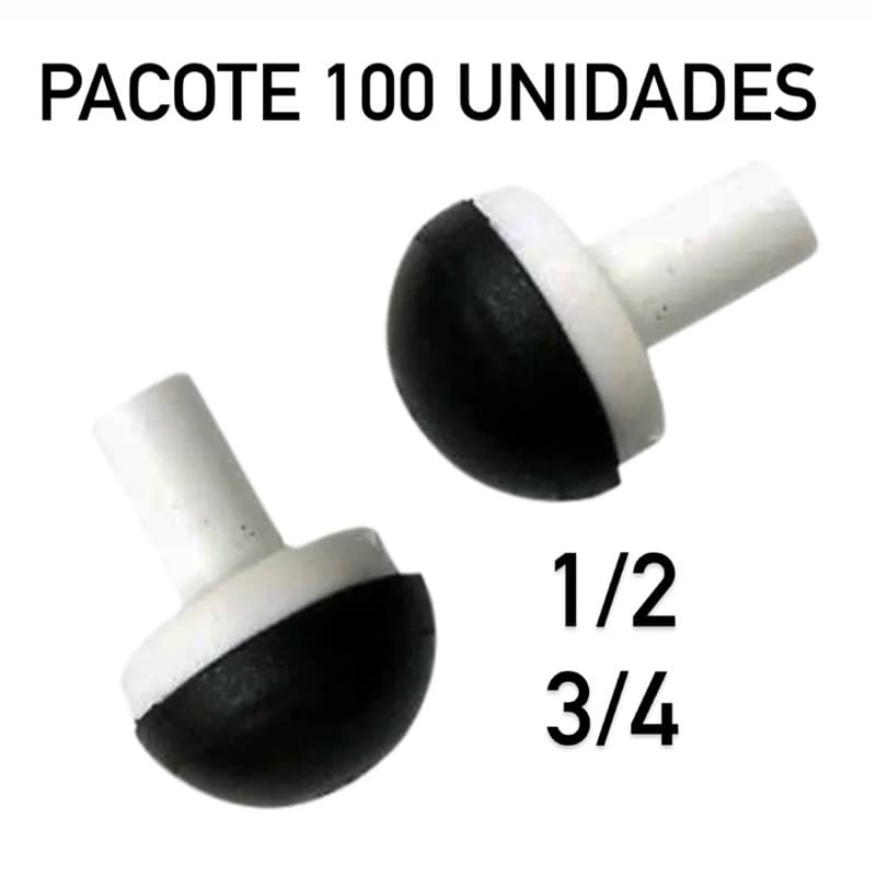 100 Peças Vedante Torneira Registro Carrapeta Bola 1/2 - 3/4 PVC Flexível Polipropileno Construção Reforma Construção