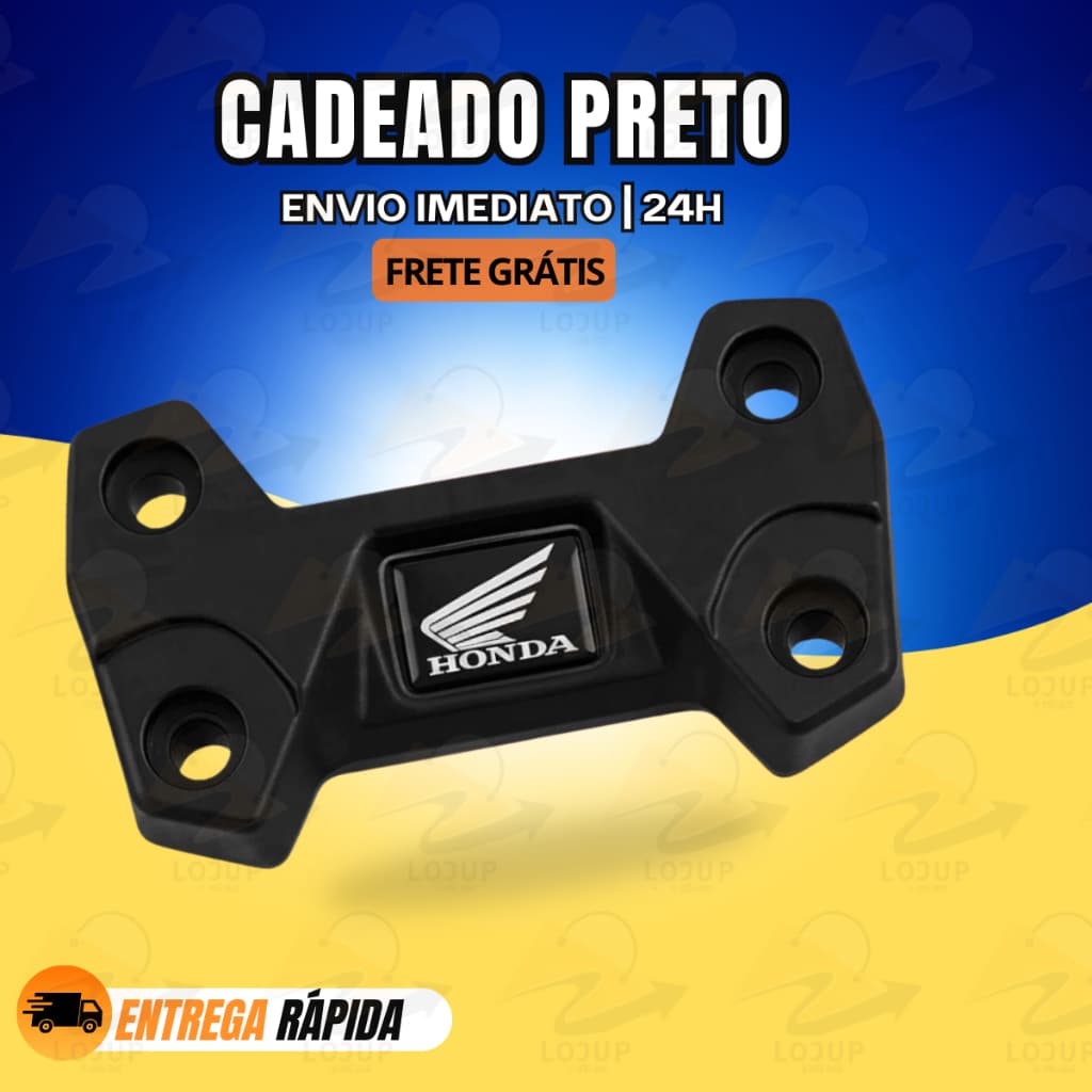 Cadeado Mesinha do Guidao - Titan Fan Start Cg150/160 Preto - Todas