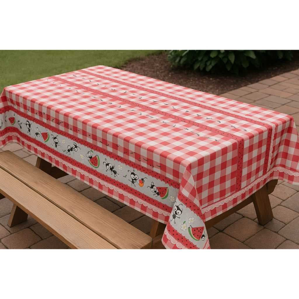 Toalha Térmica de Mesa Estampada Formiguinha | Protege do Calor e da Umidade
