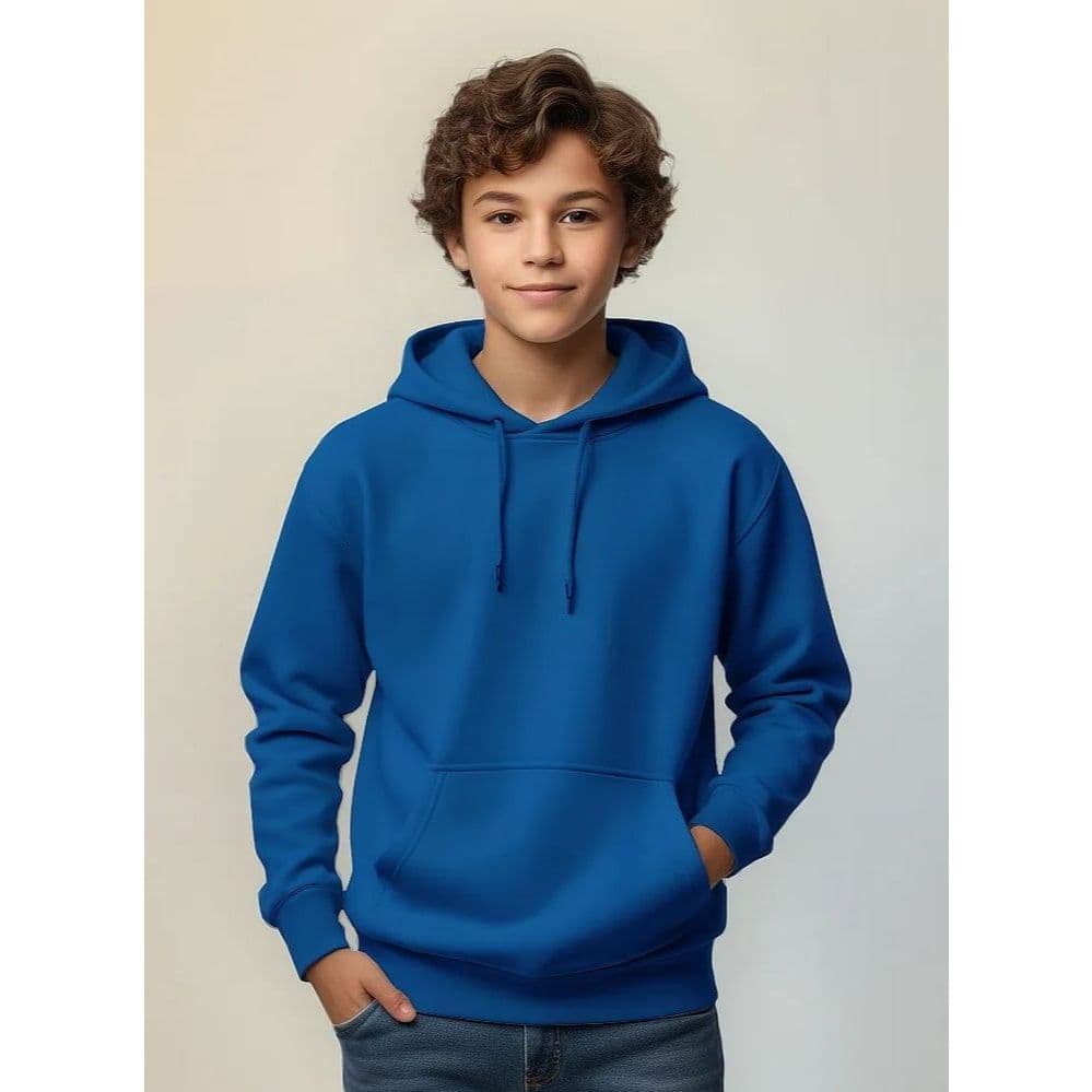 Moletom Infantil com capuz Casaco Basico Blusão Infantil canguru Blusa De Frio Juvenil algodão