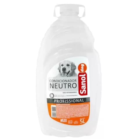 Condicionador  Profissional Neutro 5L para Cães e Gatos - Sanol