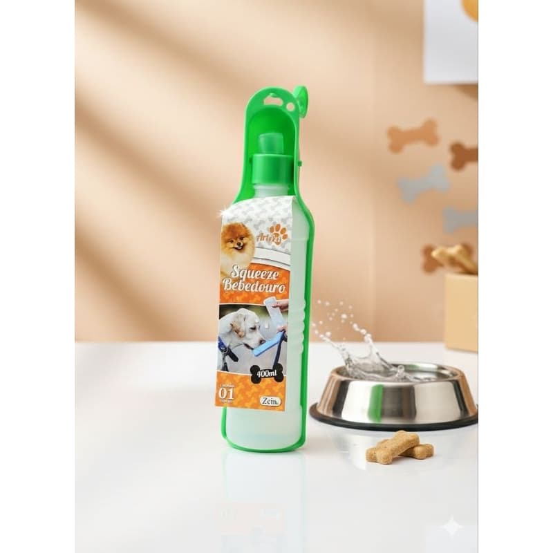 Bebedouro Portatil Pet Garrafa 400ml