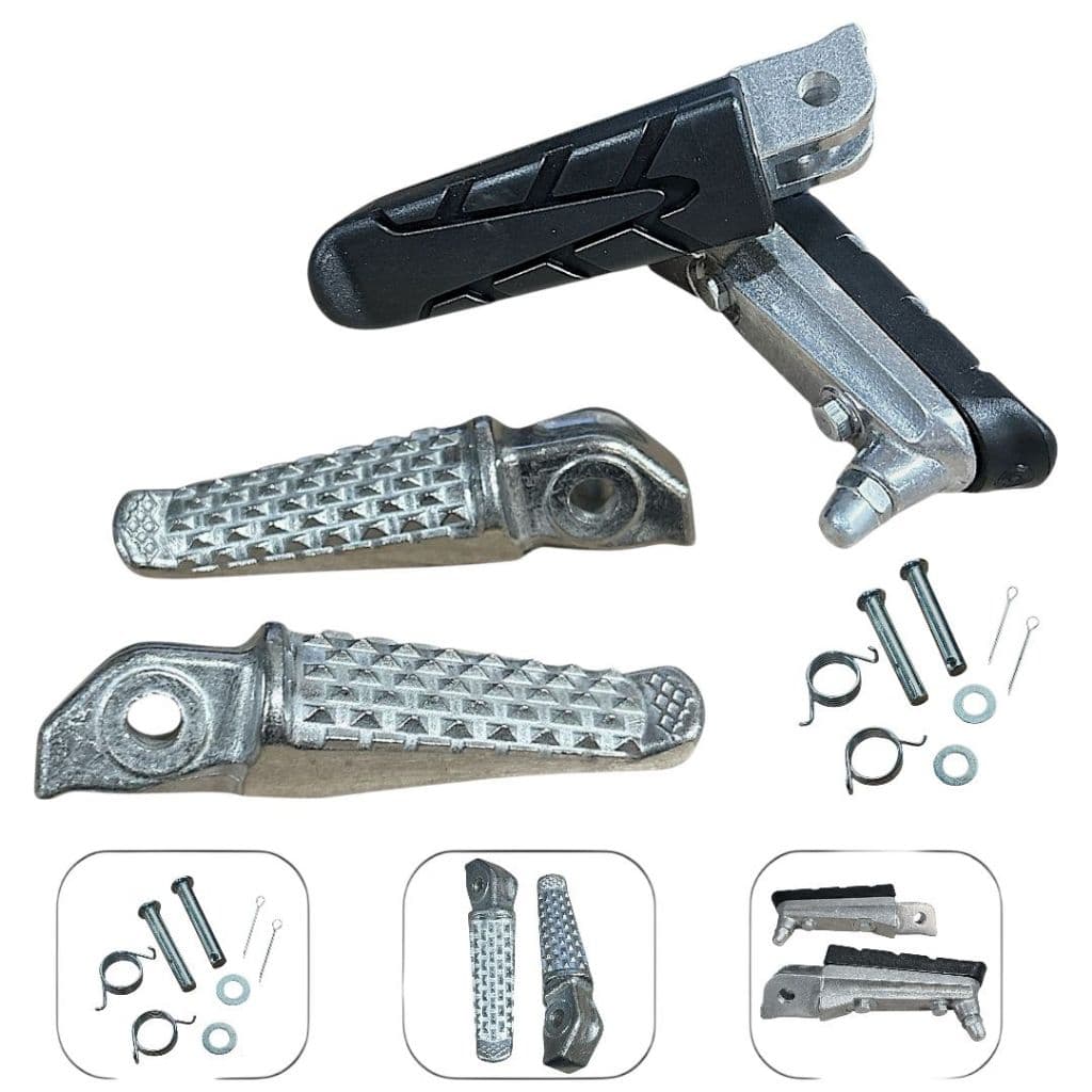 Kit Completo Pedaleira Dianteira + Traseira Cb 300F Twister 2023 Até 2025 Hornet 08/13