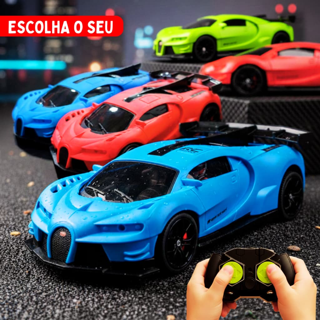 Carrinho de Controle Remoto Brinquedo Infantil Esportivo Drift Car Escolha o Seu Veyron