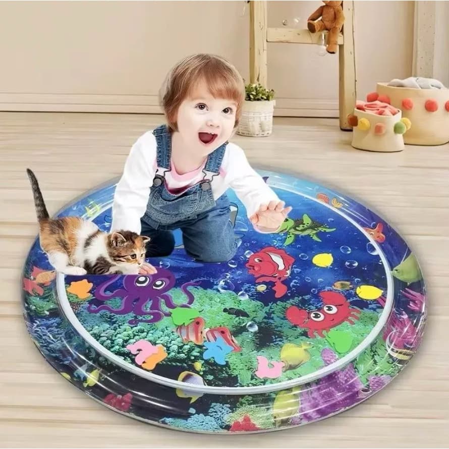Sensor Tapete De Água Para Gatos Crianças Com Peixe De Estimação