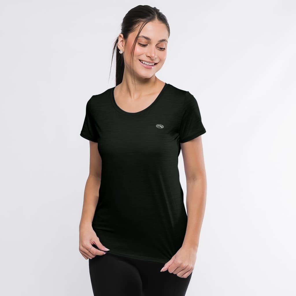 Camiseta Feminina Poliamida Fitness Academia Corrida Vivant | Marcio May Sports