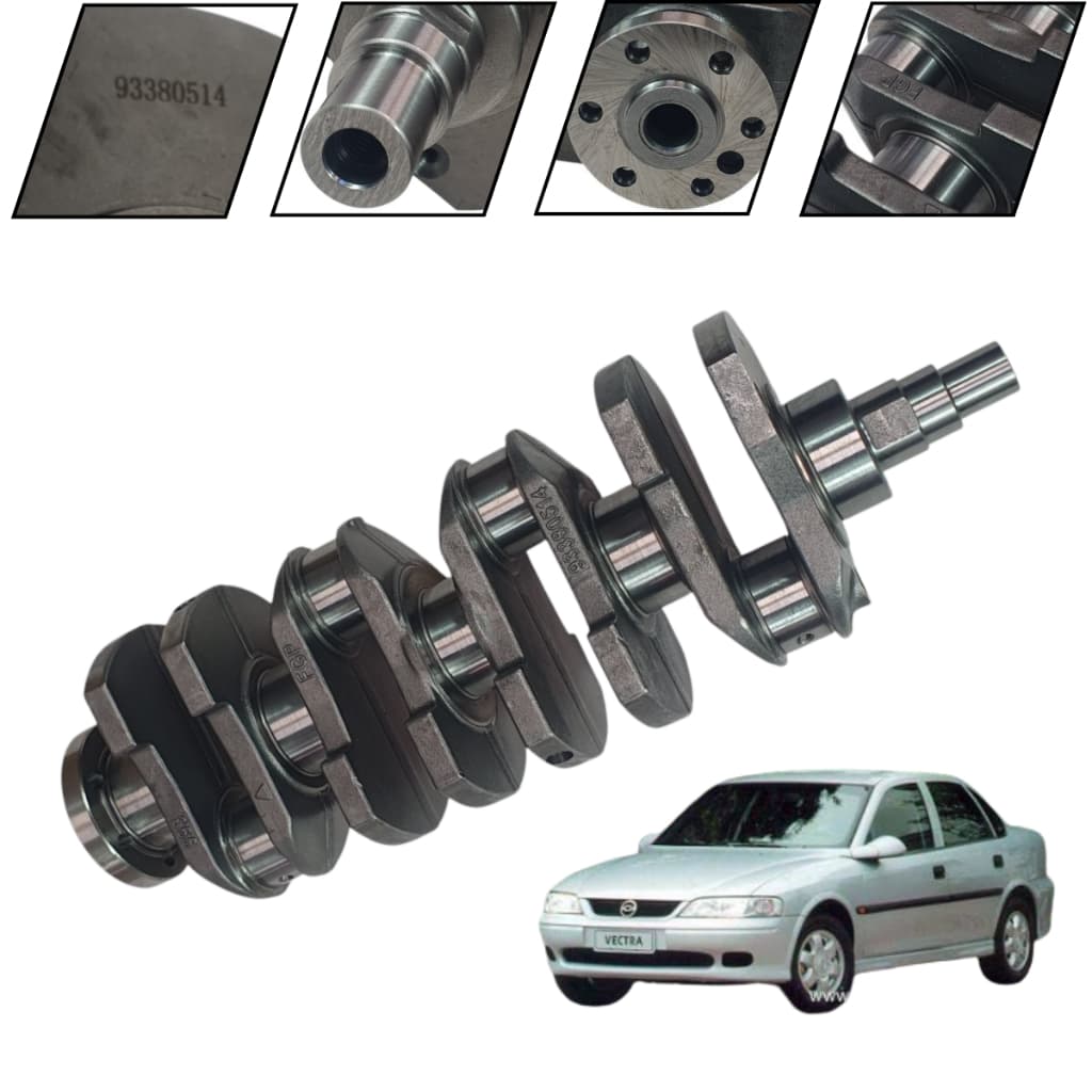 NOVO - Eixo Virabrequim Árvore Manivela Chevrolet Vectra 2.2 8v
