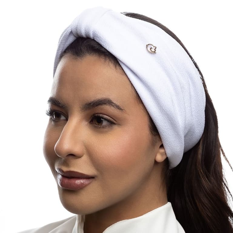 Turbante / Faixa de Cabelo 2 em 1 | Malha Crepe Verde