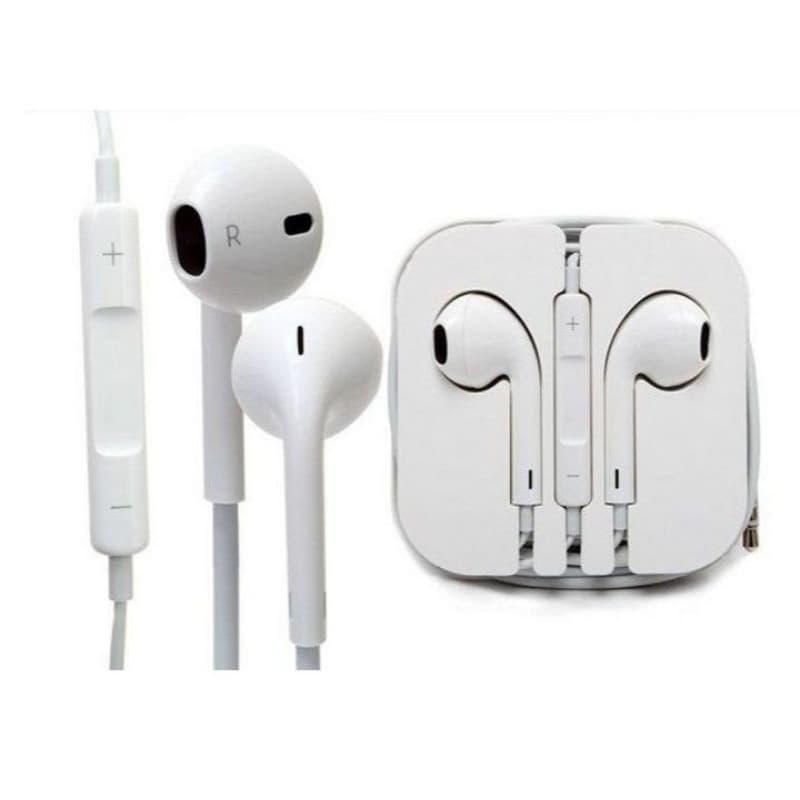 Fone Para iPhone Branco Na Caixa Acrílica Sem Logo