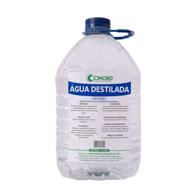Água para Autoclave 5 Litros Cinord