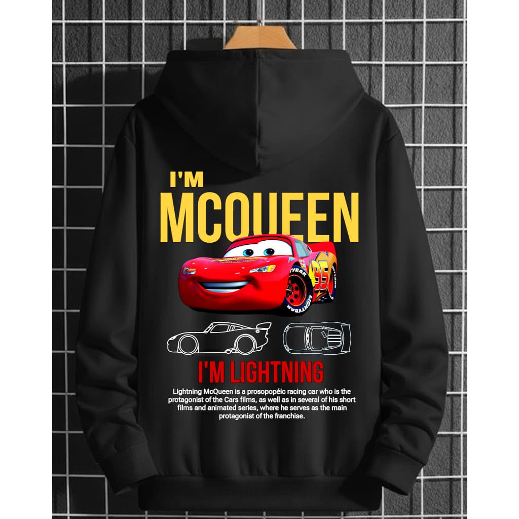 Moletom Cars McQueen e Sally Unissex– Casaco Masculino e Feminino Disney Pixar