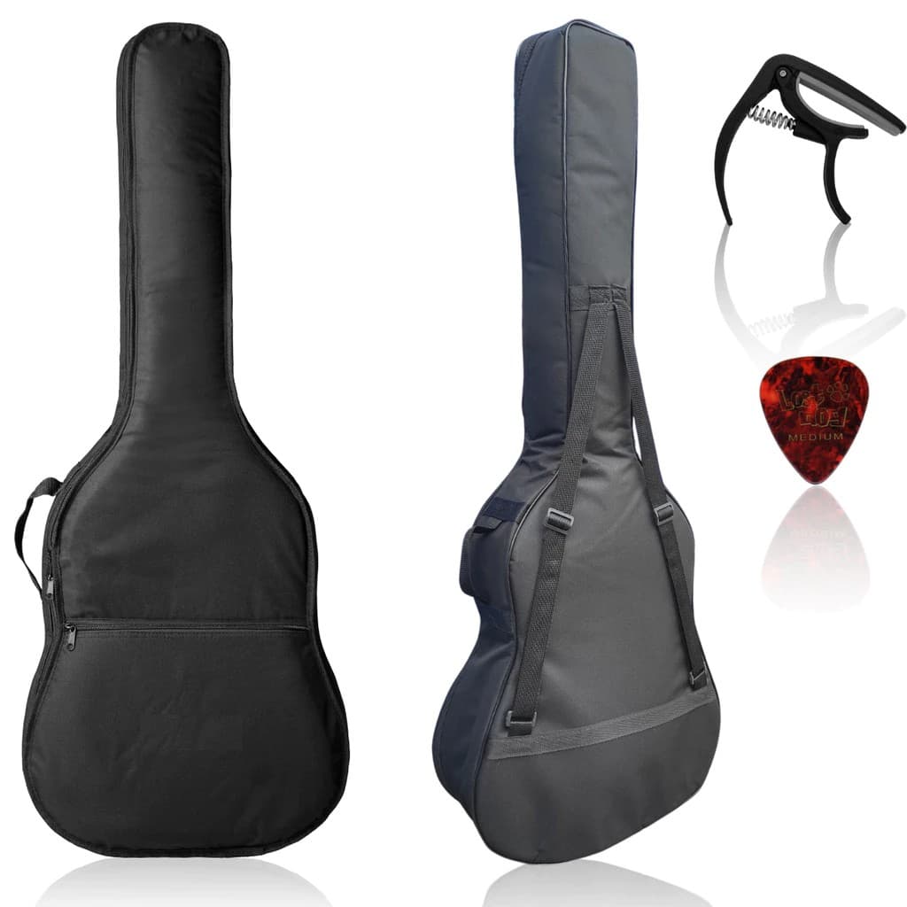 Capa Bag Extra Luxo Para Violao Acolchoada + Capotraste + Palheta