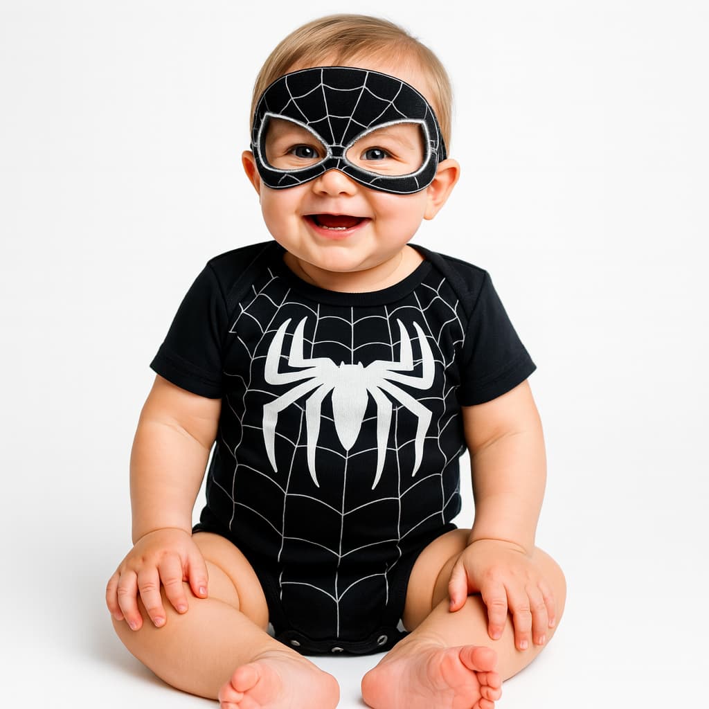 Body Bebê Infantil Mêsversário Temático Homem Aranha Super Confortável Promoção
