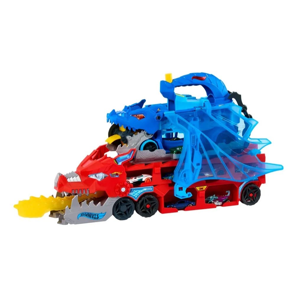 Hot Wheels Pista de Brinquedo Supertrailer de dragão Mattel JBM72