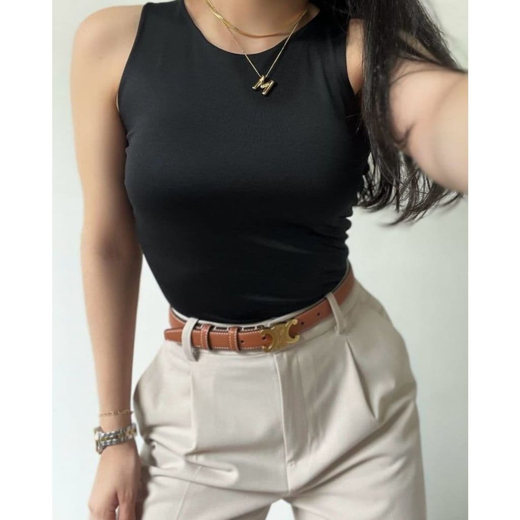 Kit 2 Blusinhas Regata Feminina Suplex Premium Casual Elegante Moda Verão