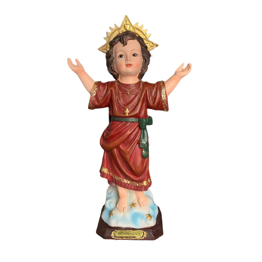 IMAGEM DE RESINA IMPORTADA MENINO JESUS 30CM