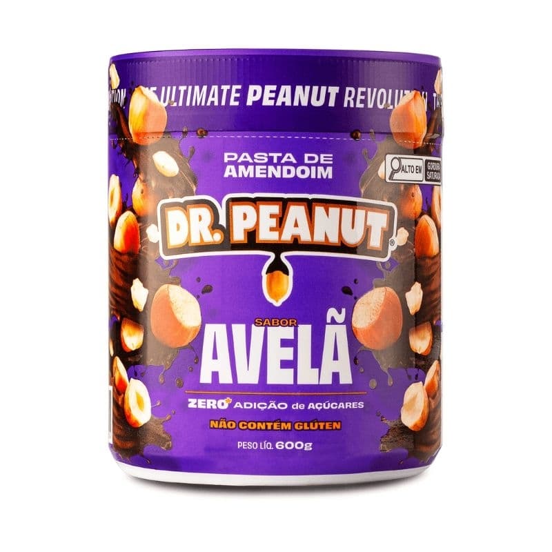 PASTA DE AMENDOIM DR. PEANUT 600G | CREMOSA | ZERO ADIÇÃO DE AÇÚCAR | ORIGINAL