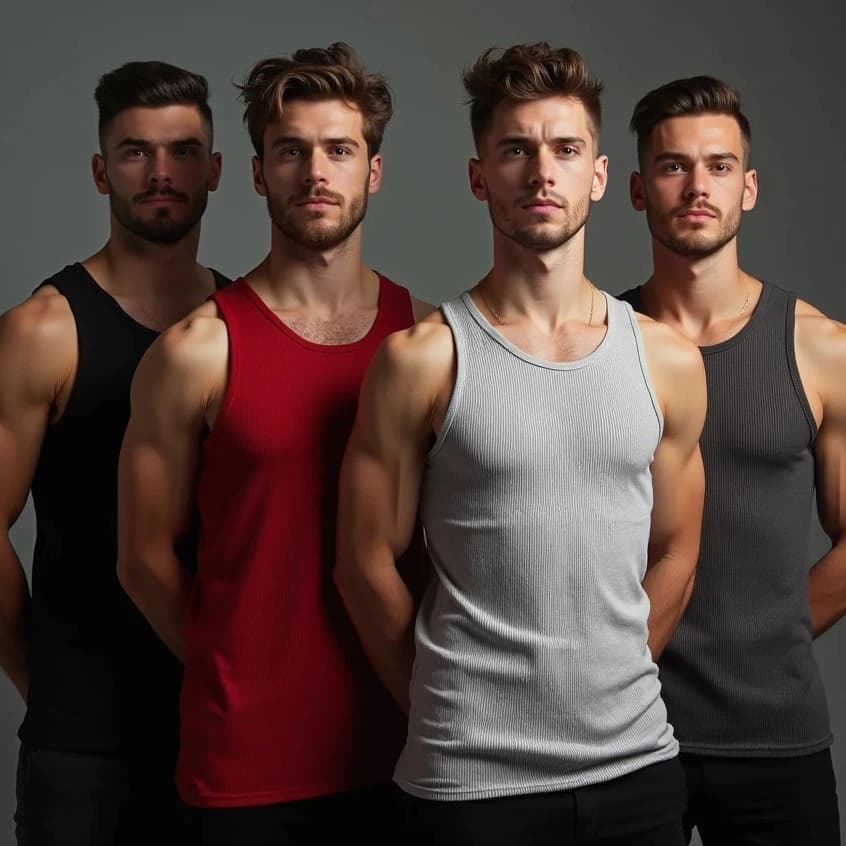 Regata Slim Fit Americana Justa Premium Academia Canelada Fitness Treino Verão Esportivo Praia