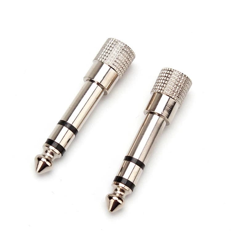 Adaptador P2 Femea Para P10 Estéreo Macho Prata WLW 7028-P
