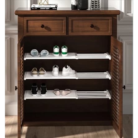 Ajustável Organizador Do Armário De Armazenamento Prateleira Space-Saving Cozinha Roupeiro Prateleiras Titulares