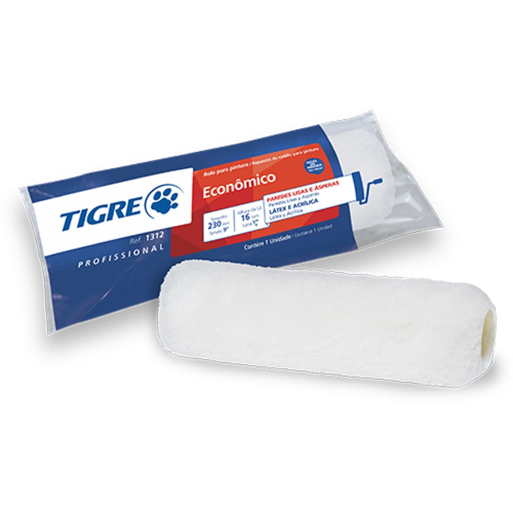 Rolo para Pintura TigreMulti FÁCIL 23cm Profissional Tigre