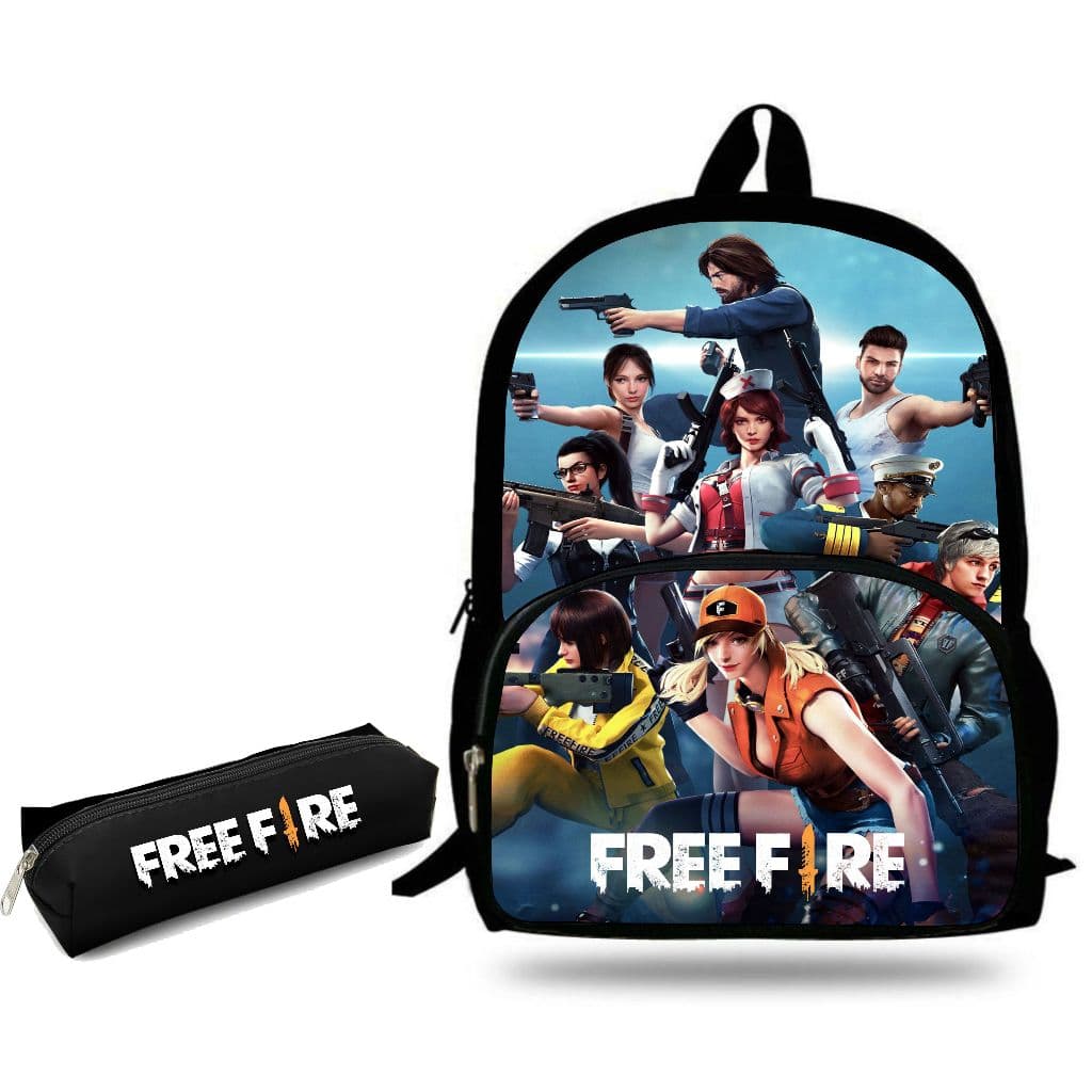 Mochila e Estojo  Escolar Viagem Reforçada Notebook TDS