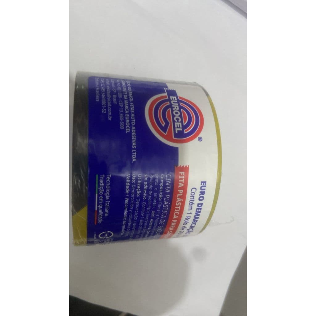 Fita Para Demarcação De Área Zebrada 70mm X 160m