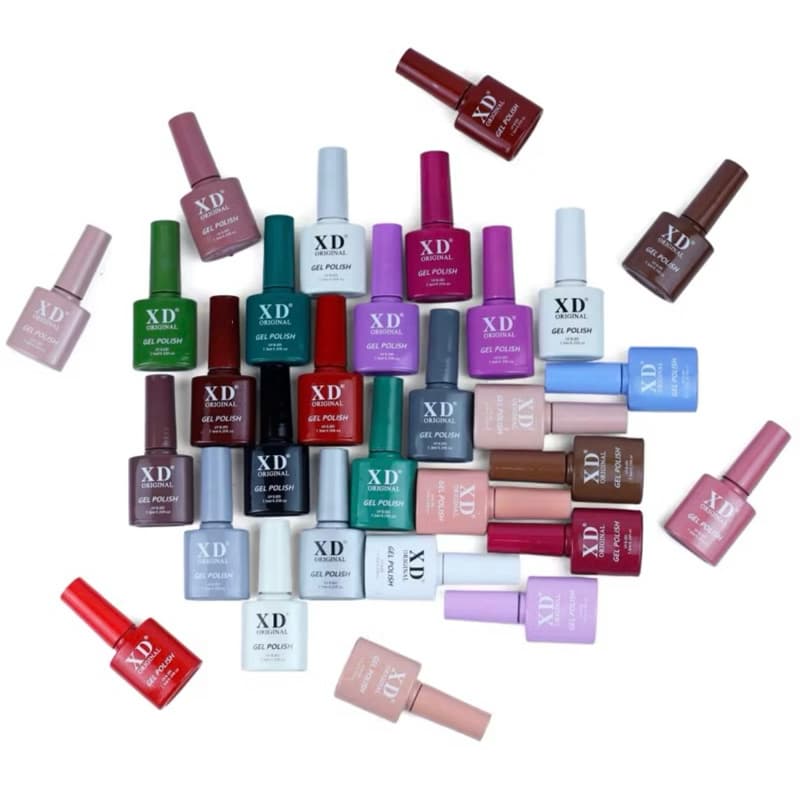 kit  20 unid ESMALTE EM GEL X&D 7,5ml DIVERSAS CORES com ANVISA black friday